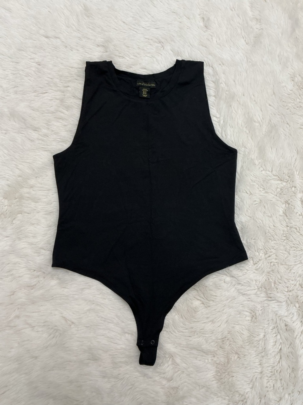 💜 House of Harlow 1960 - Black Sleeveless Bodysuit